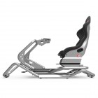 Rseat N1 Black Seat / Silver Frame Racing Simulator Cockpit